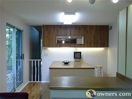 Craft Table in Kitchen