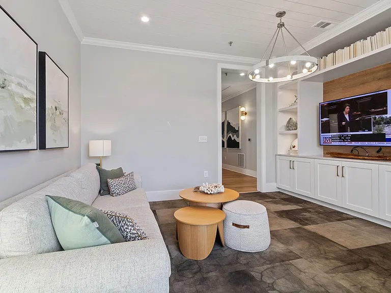 Cozy lounge seating that feels like an extension of home