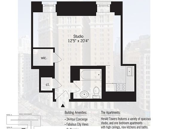 2nd image of 50 W 34th St APT 6B9