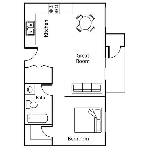 Floor plan Twin Peaks