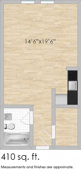 Floor plan 37 Rockford Studio