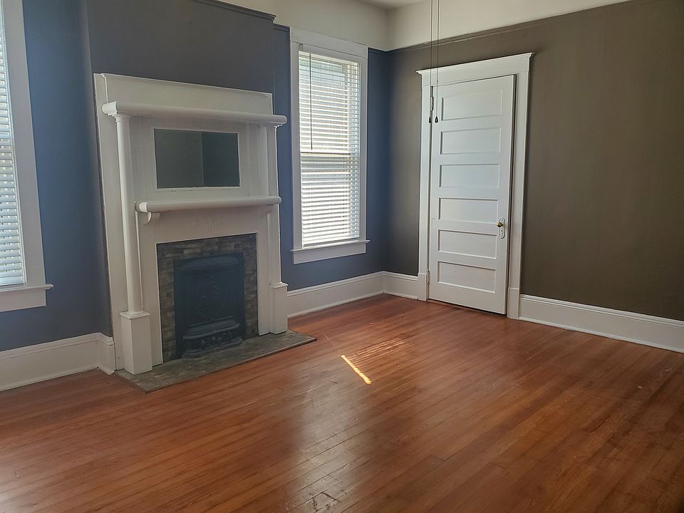 Living room with closet