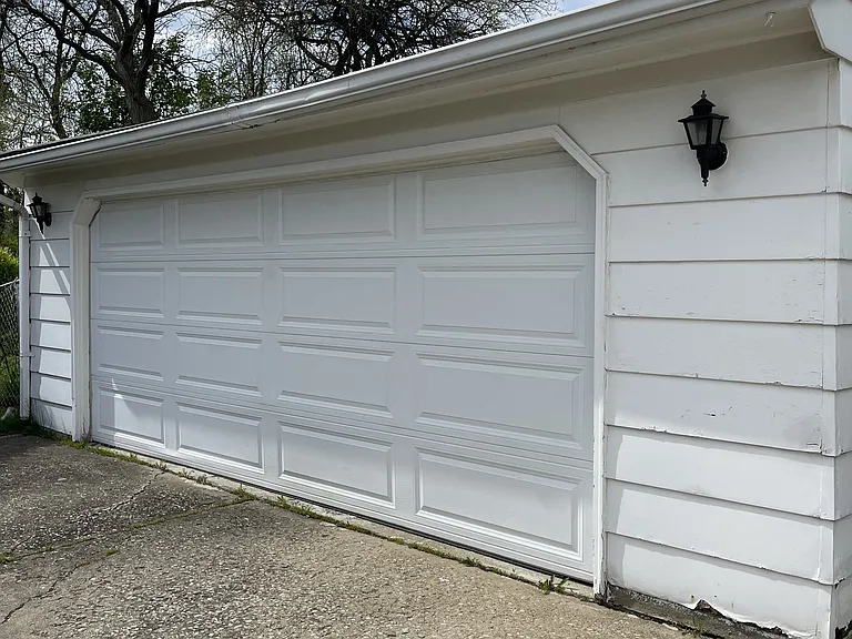 Large 2 car garage