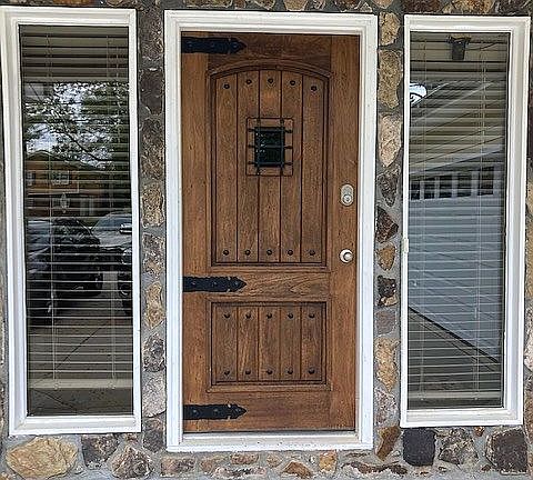 WALNUT FRONT DOOR