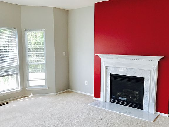 Marble fireplace