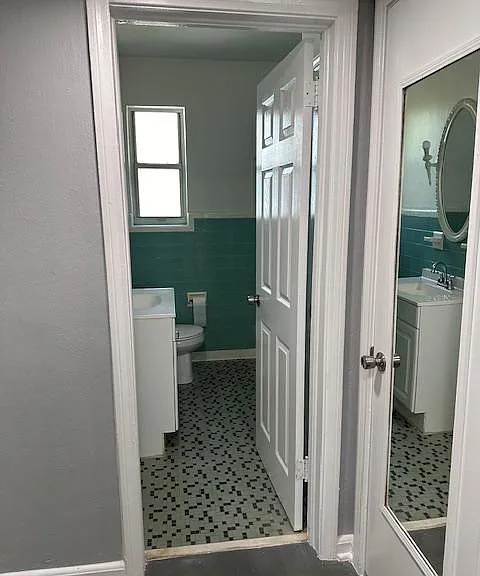 bathroom entrance