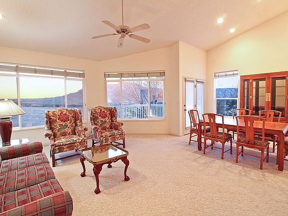Living and dining rooms