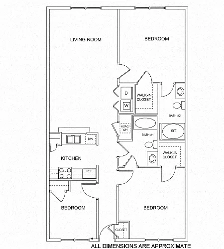 Floor plan 3B Floor Plan