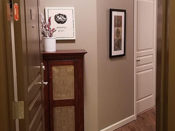 Condo Entry with Shoe Cabinet