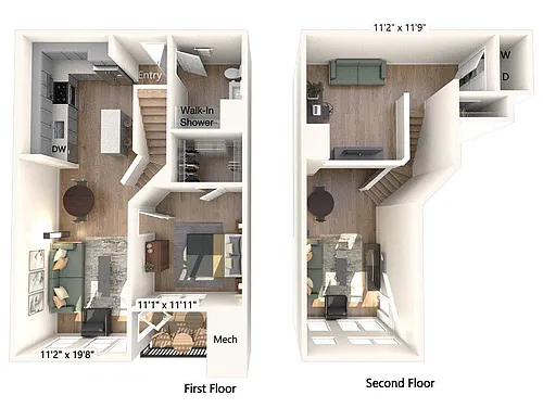 Floor plan AM14L-1040sf-2407