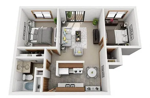 Floor plan West Alpine A