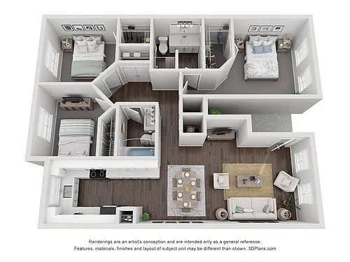 Floor plan Juniper Duplex