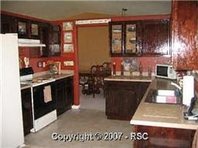 Kitchen with custom cabinets