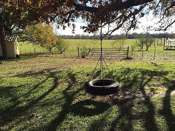 side yard - tire swing
