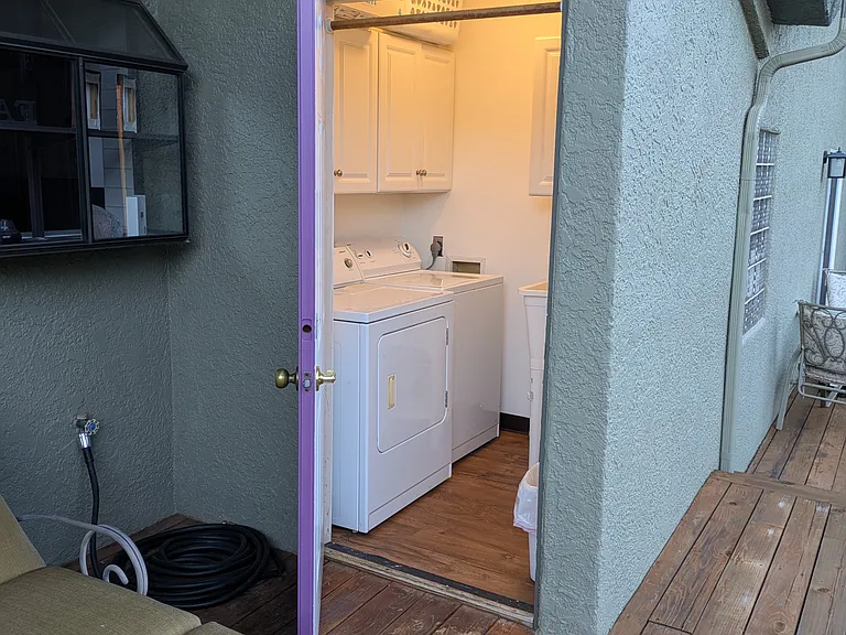 Shared laundry room