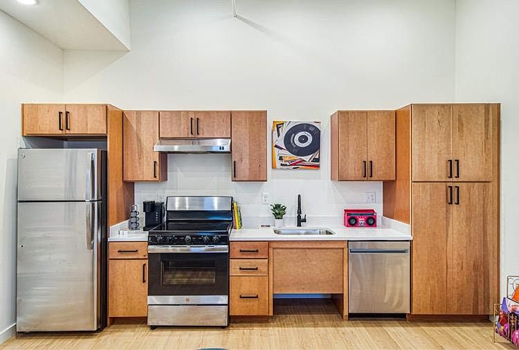 Brand new kitchen and stainless-steal appliances