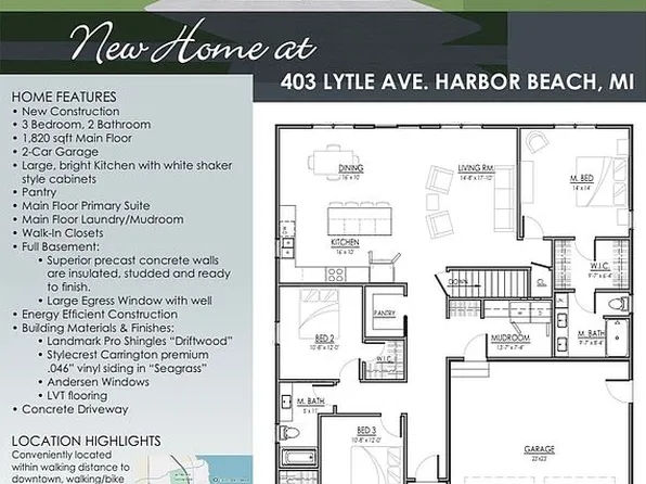 403 Lytle Ave, Harbor Beach, MI 48441