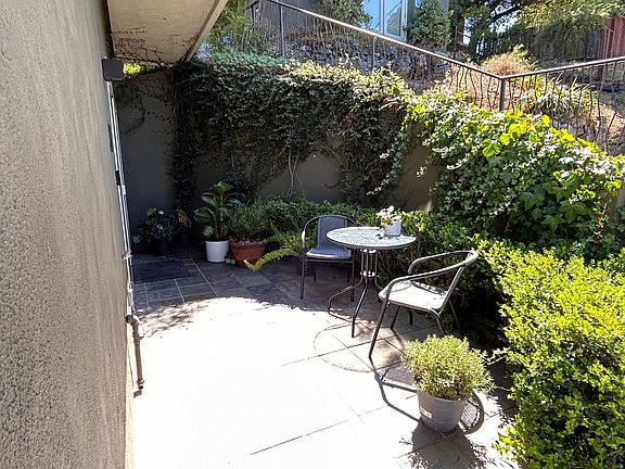 Private patio