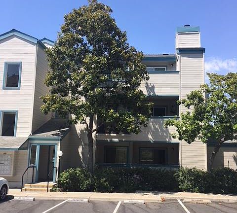 Parking lot view of unit