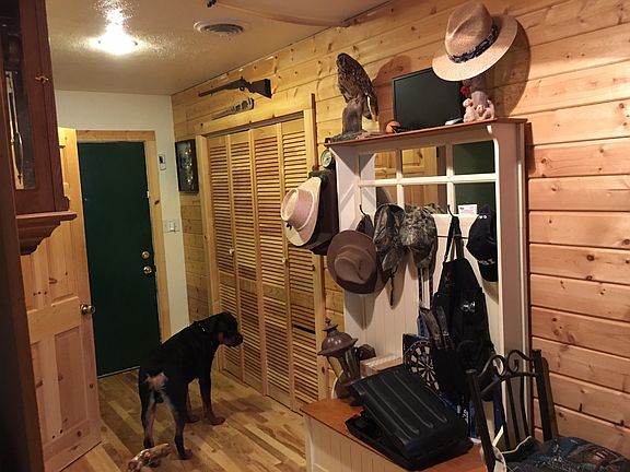 Hardwood flooring in hall