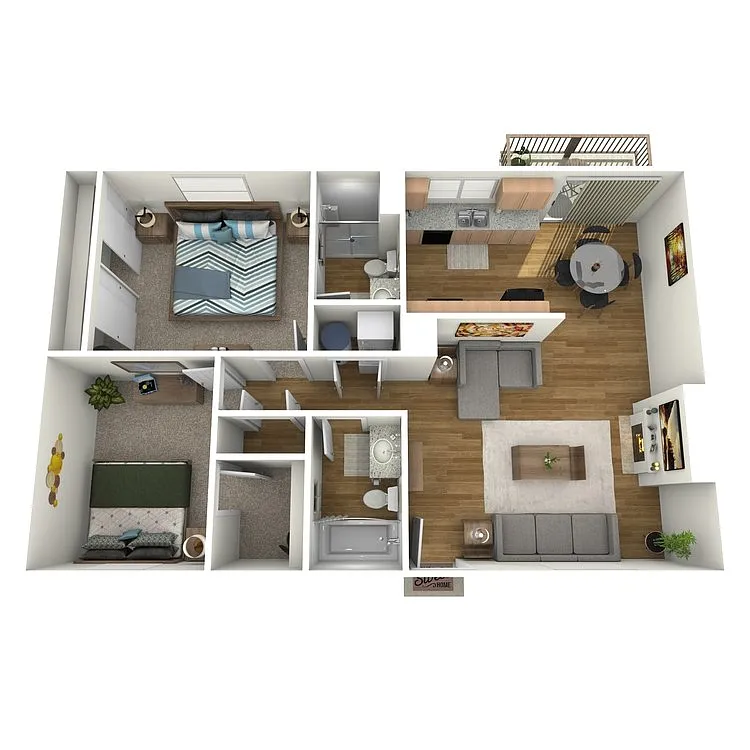 Floor plan Plan C