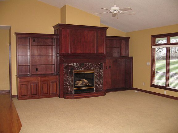 fireplace in living room up