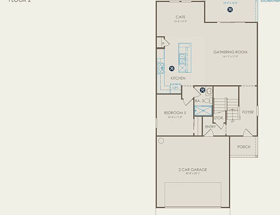 Trailside Floor Plan, Quick Move-In Home, Floor 1