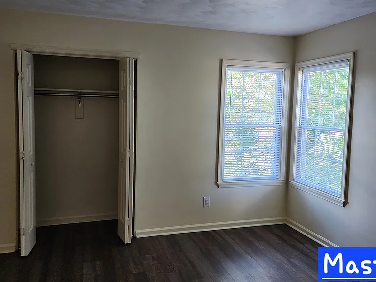 Master bedroom- closet/ windows.