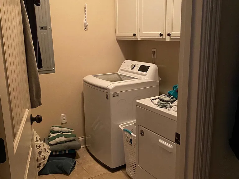 Laundry room- washer/dryer not included in the rental