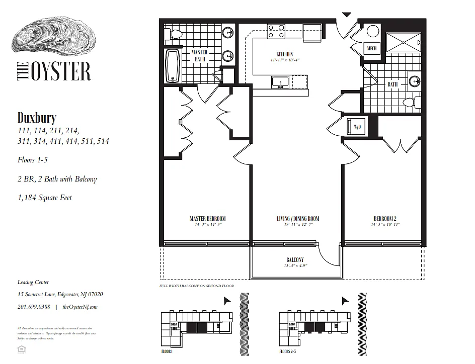 Floor plan Duxbury