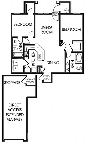 Floor plan Residence Two Lower