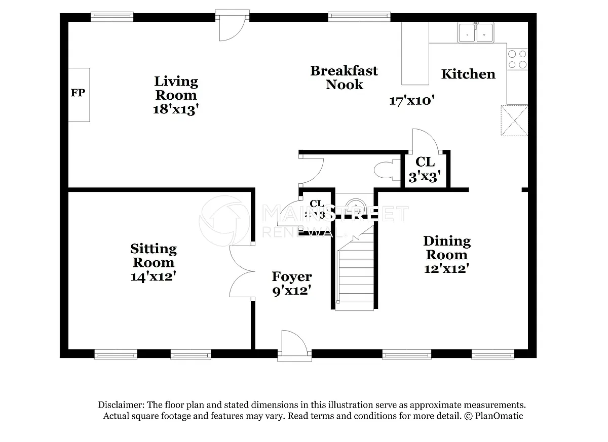 Floor Plan - 410 Winding Canyon Dr