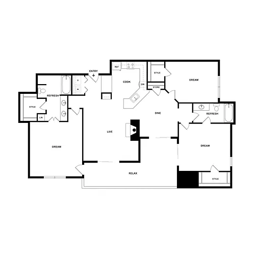 Floor plan C1 Reeves