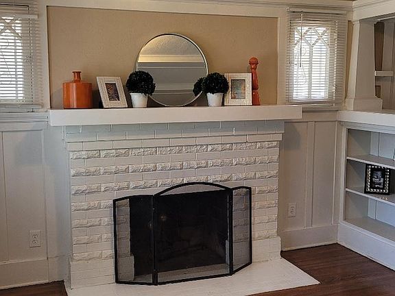 Faux fireplace