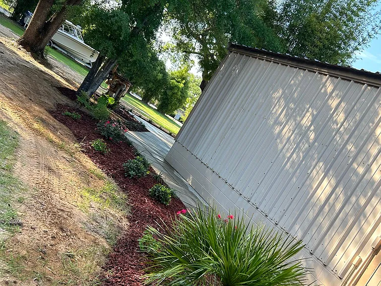 Pathway view from patio