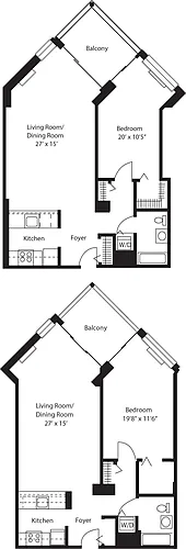 Floor plan E1 J1