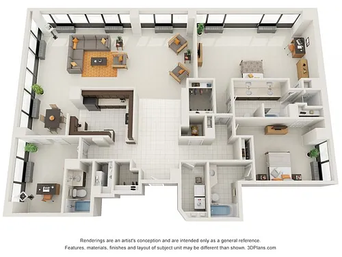 Floor plan The Motown