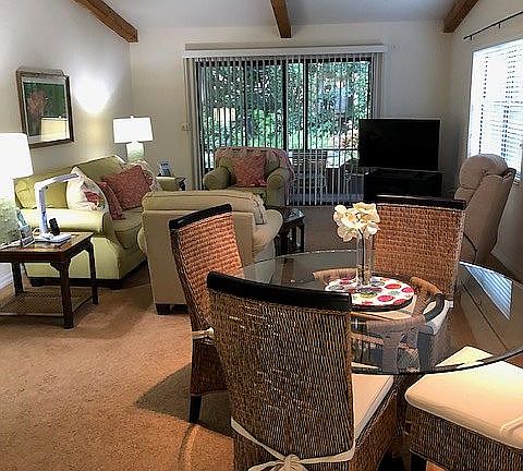 Dining room and living room