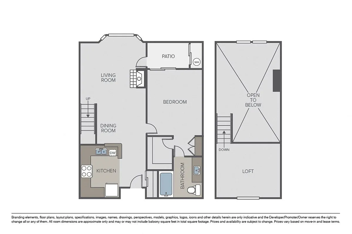 Floor plan Bellini Loft