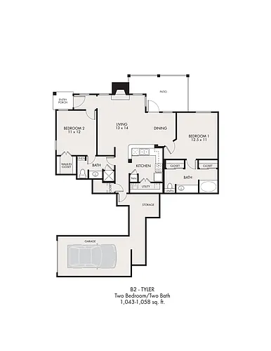 Floor plan B22