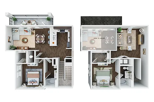 Floor plan The Mirada | Carriage Homes