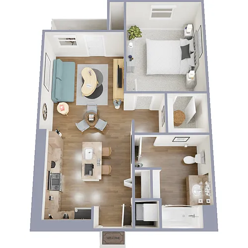 Floor plan Parchment