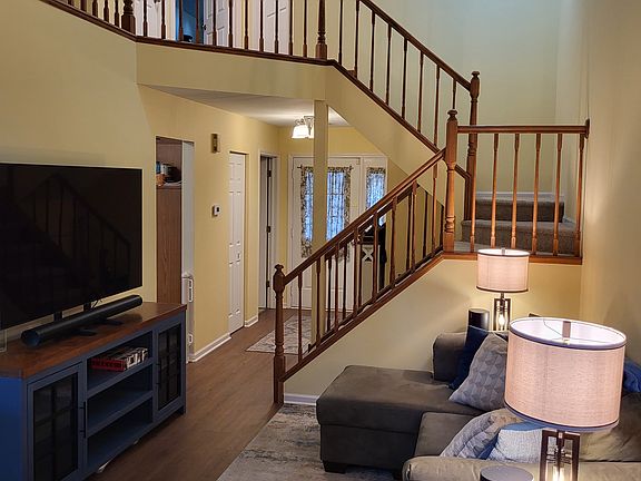 Living room with view of 2nd floor