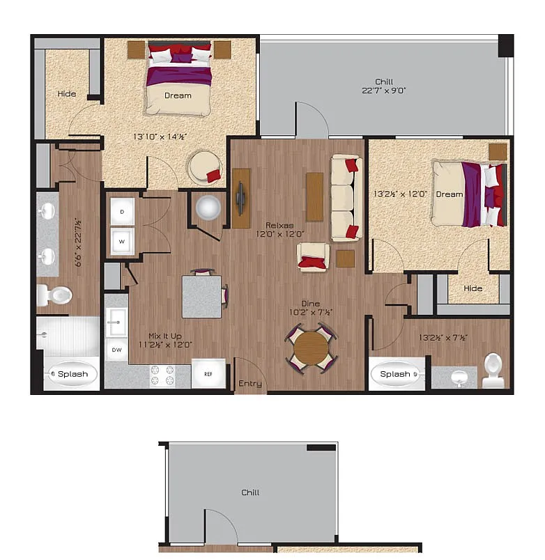 Floor plan B2