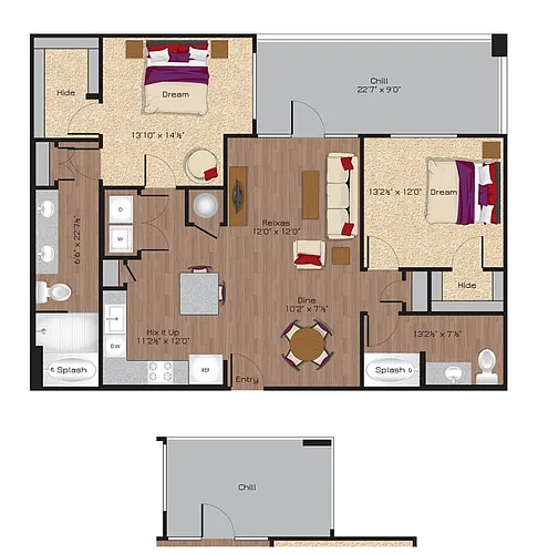 Floor plan B2