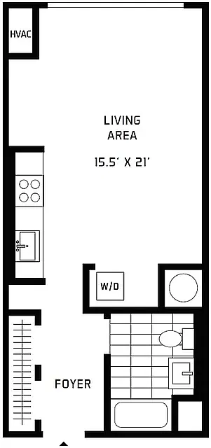Floor plan Studio
