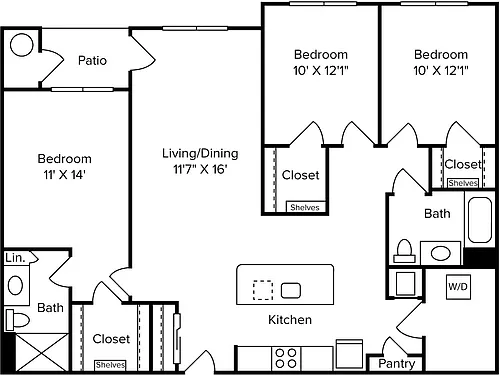 Floor plan C1A
