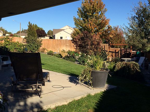 backyard with covered patio
