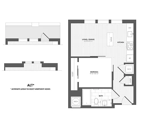 Floor plan Everton Studio-S1