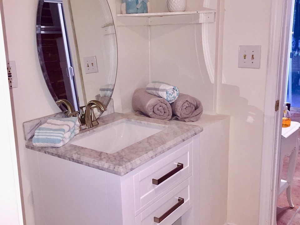 New vanity with storage